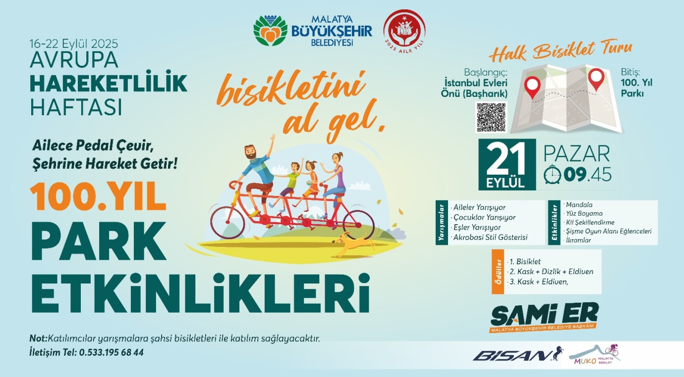 Malatya'da Avrupa Hareketlilik Haftası Renkli Etkinliklerle Kutlanacak