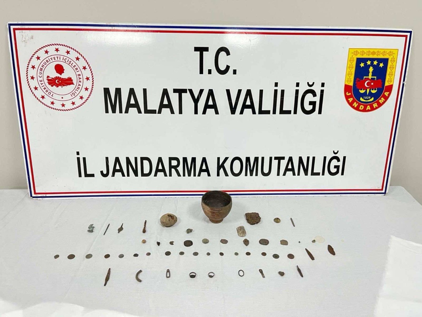 Doğanşehir’de Tarihi Eser Kaçakçılığına Darbe