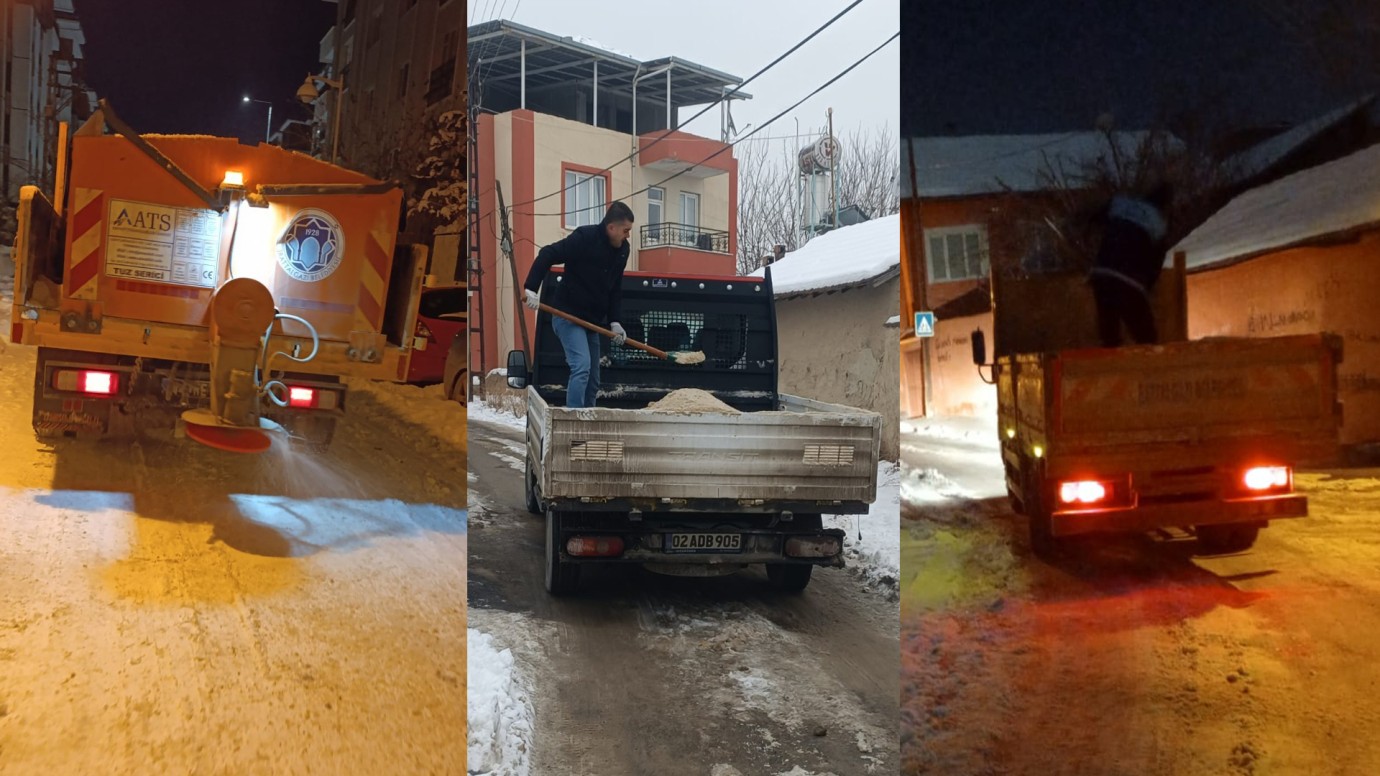 Battalgazi Belediyesi Tuzlama Çalışmalarını Aralıksız Sürdürüyor