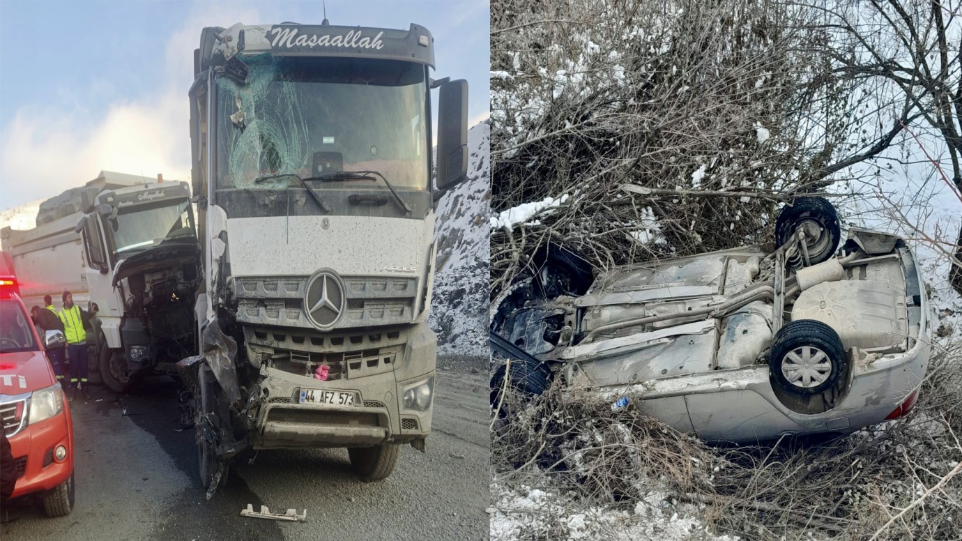 Hekimhan ve Yazıhan’da Trafik Kazaları: 2 Kişi Yaralandı
