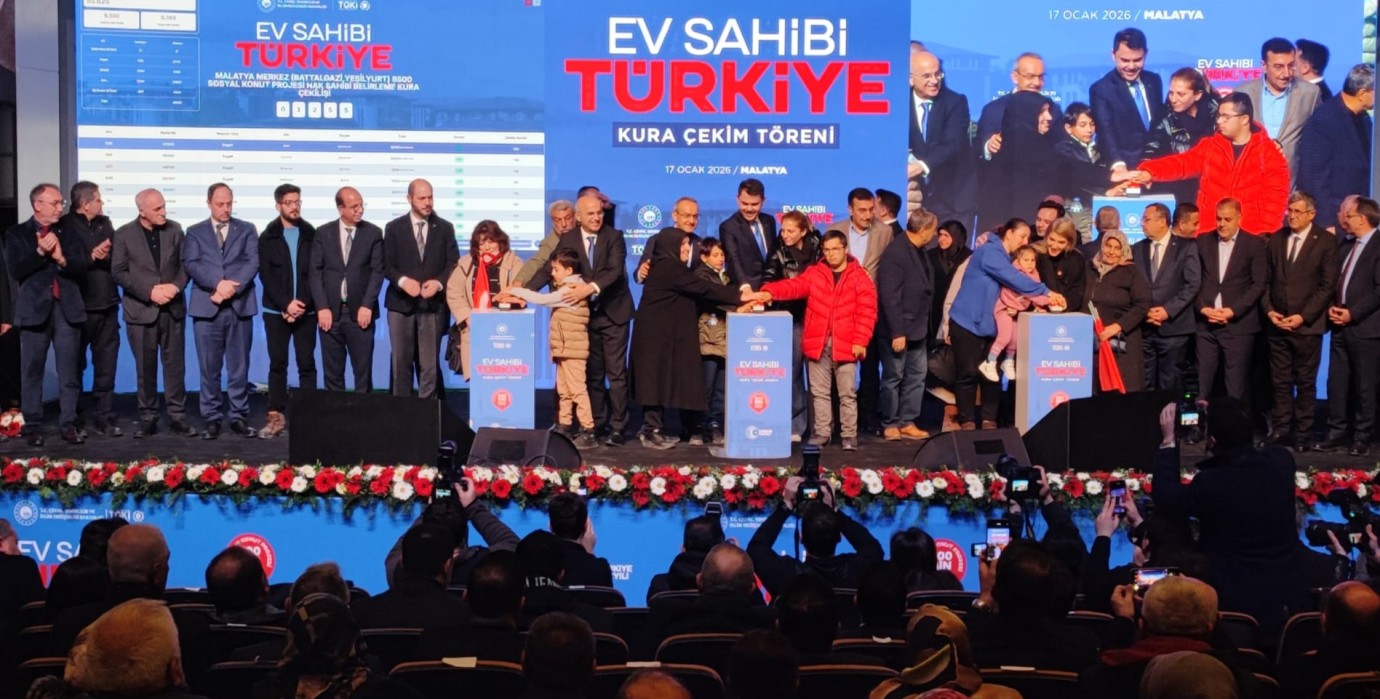 Yüzyılın Konut Projesi Kapsamında Malatya’da 9 Bin 659 Sosyal Konutun Kurası Çekildi