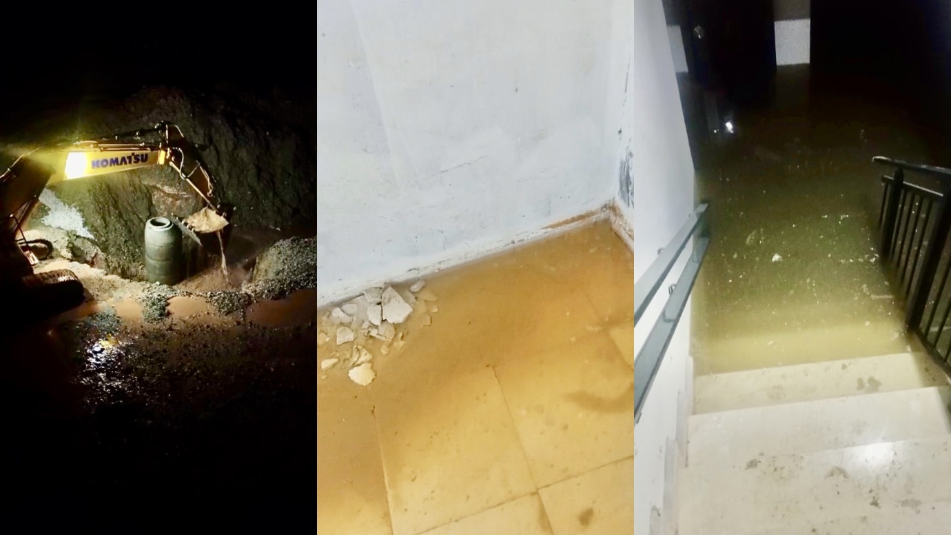 Doğanşehir TOKİ 2. Etap’ta Bodrum Katları Su Bastı!