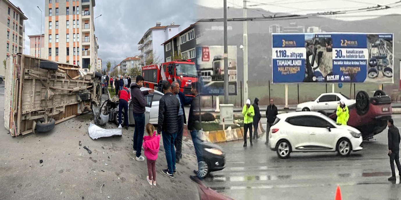 İki Ayrı Trafik Kazasında 3 Kişi Yaralandı!