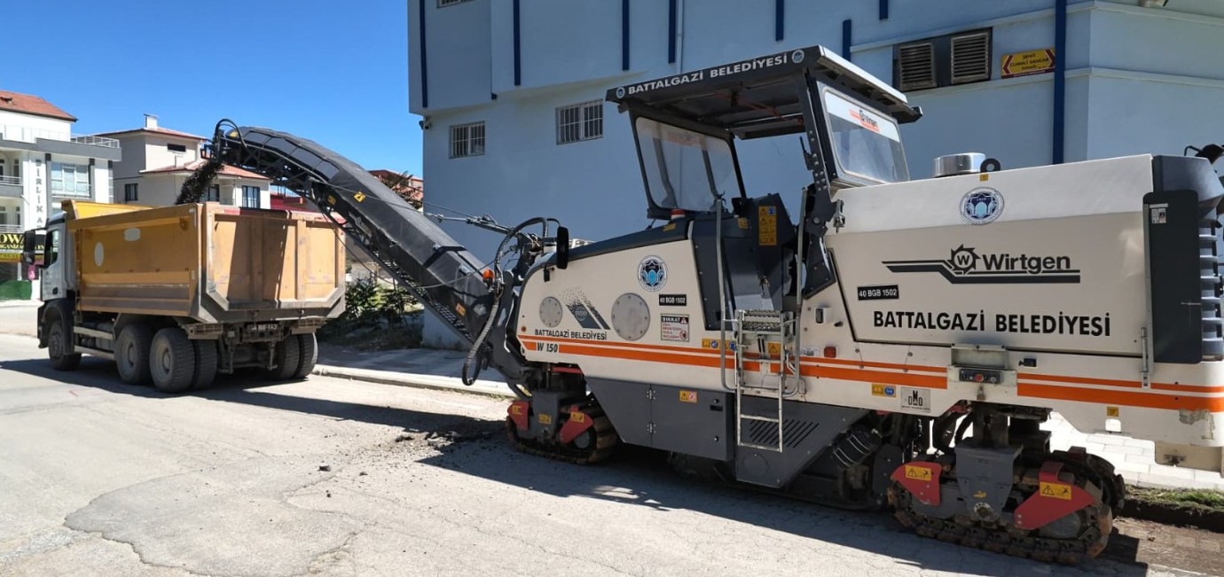 Battalgazi Belediyesi’nden Selçuklu’da Asfalt Çalışması