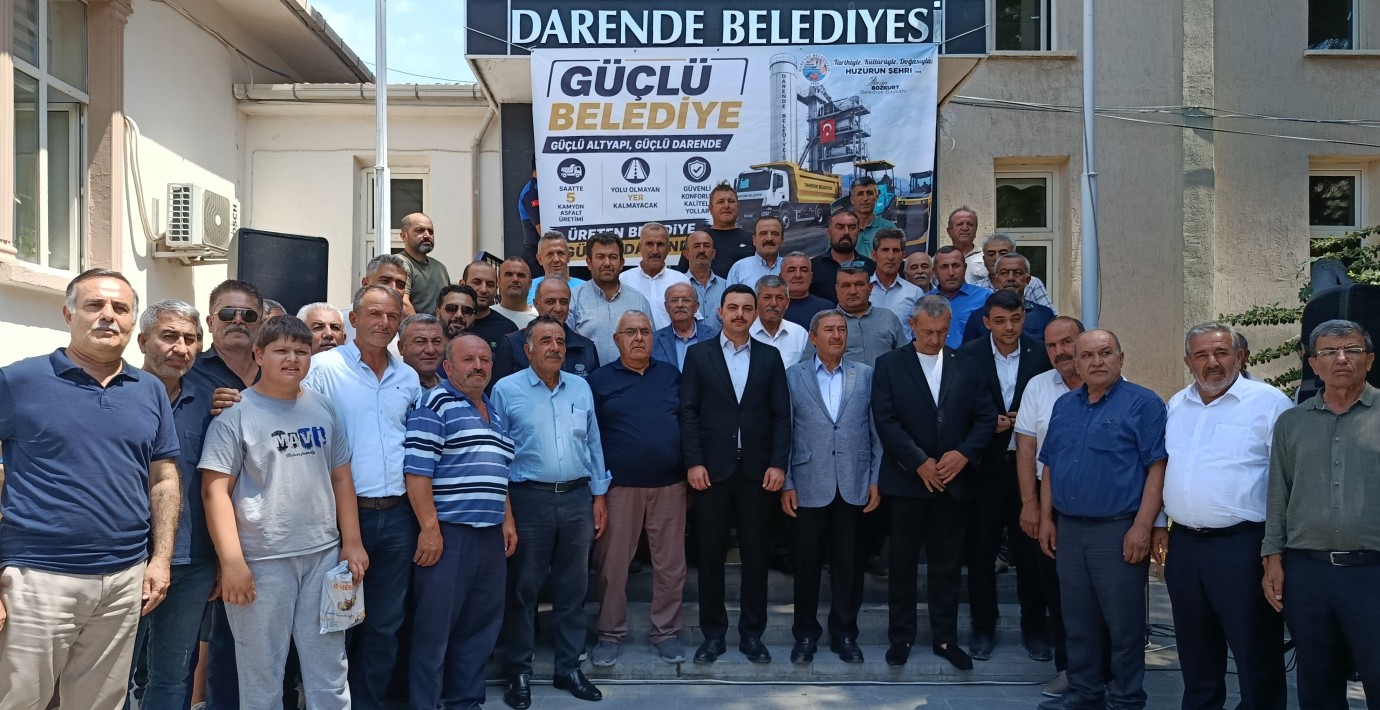 Darende Belediyesi’ne 40 Milyon Liralık Asfalt Tesisi