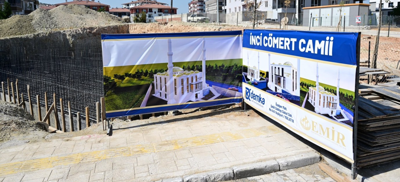 Tandoğan İnci Cömert Camii’nin Temeli Dualarla Atıldı