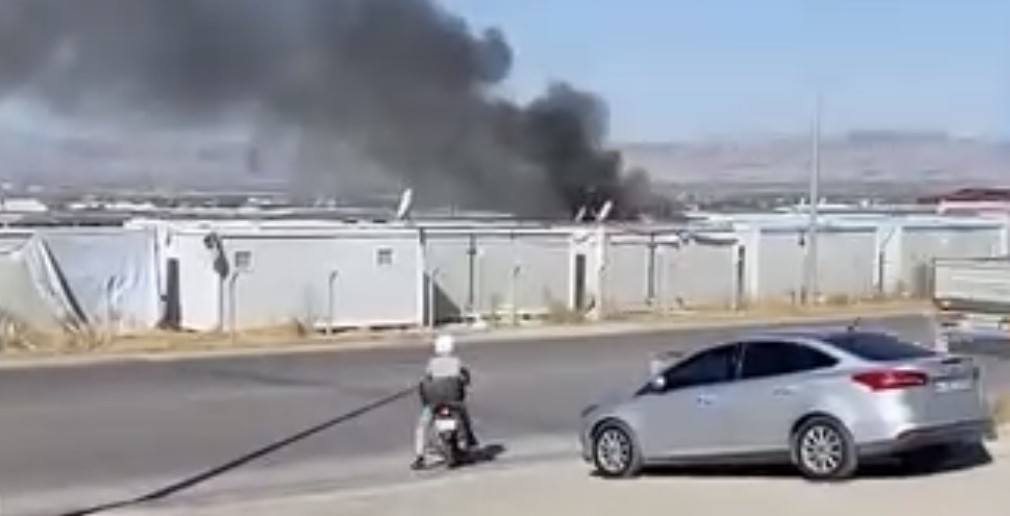 Atıl Konteynerde Yangın Çıktı!